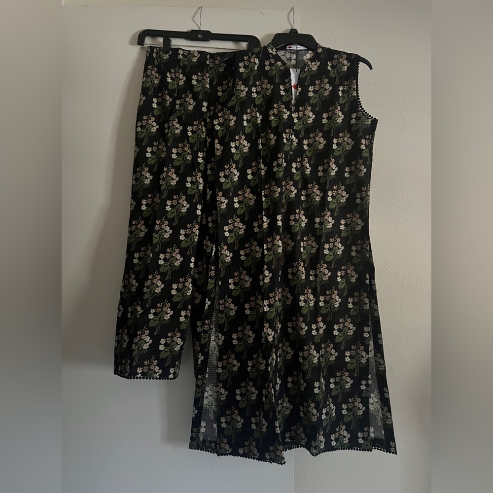 Elegant Floral 2pc Dress